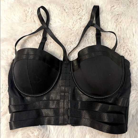 BEBE Ribbed Bustier Top - Picture 5 of 5